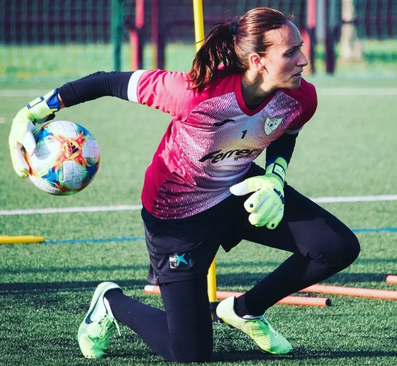 Pamela Tajonar jugó con el Barcelona. Instagram (@pamtajonar)