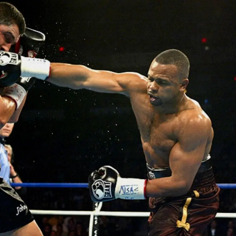 Roy Jones Jr. en una pelea