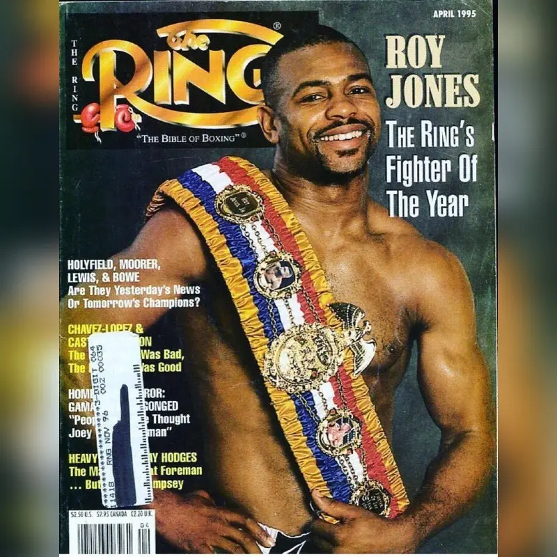 Roy Jones en la portada de la revista Ring de 1995