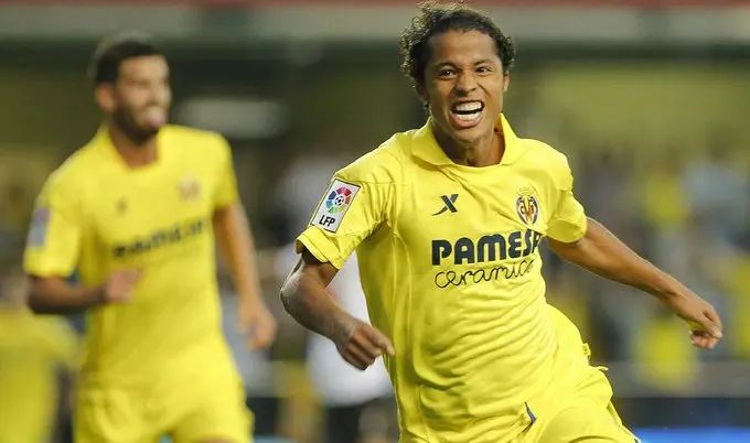 Giovani dos Santos con el Villarreal.