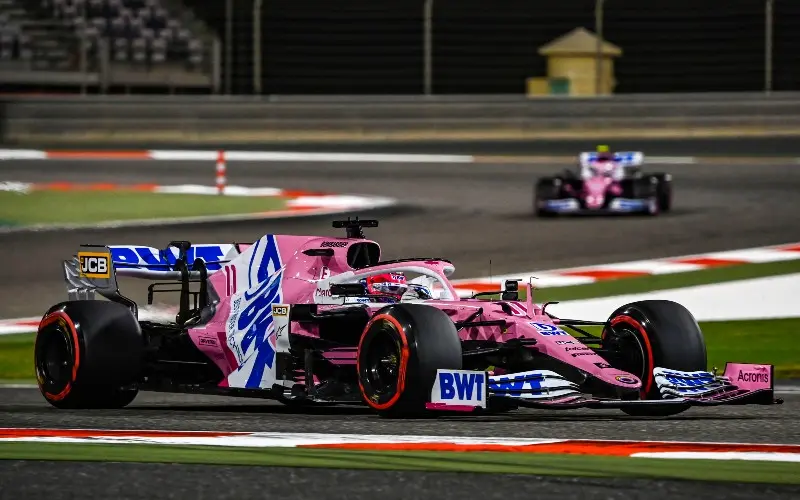 Checo Pérez en el Gran Premio de Sakhir - Twitter @RacingPointF1