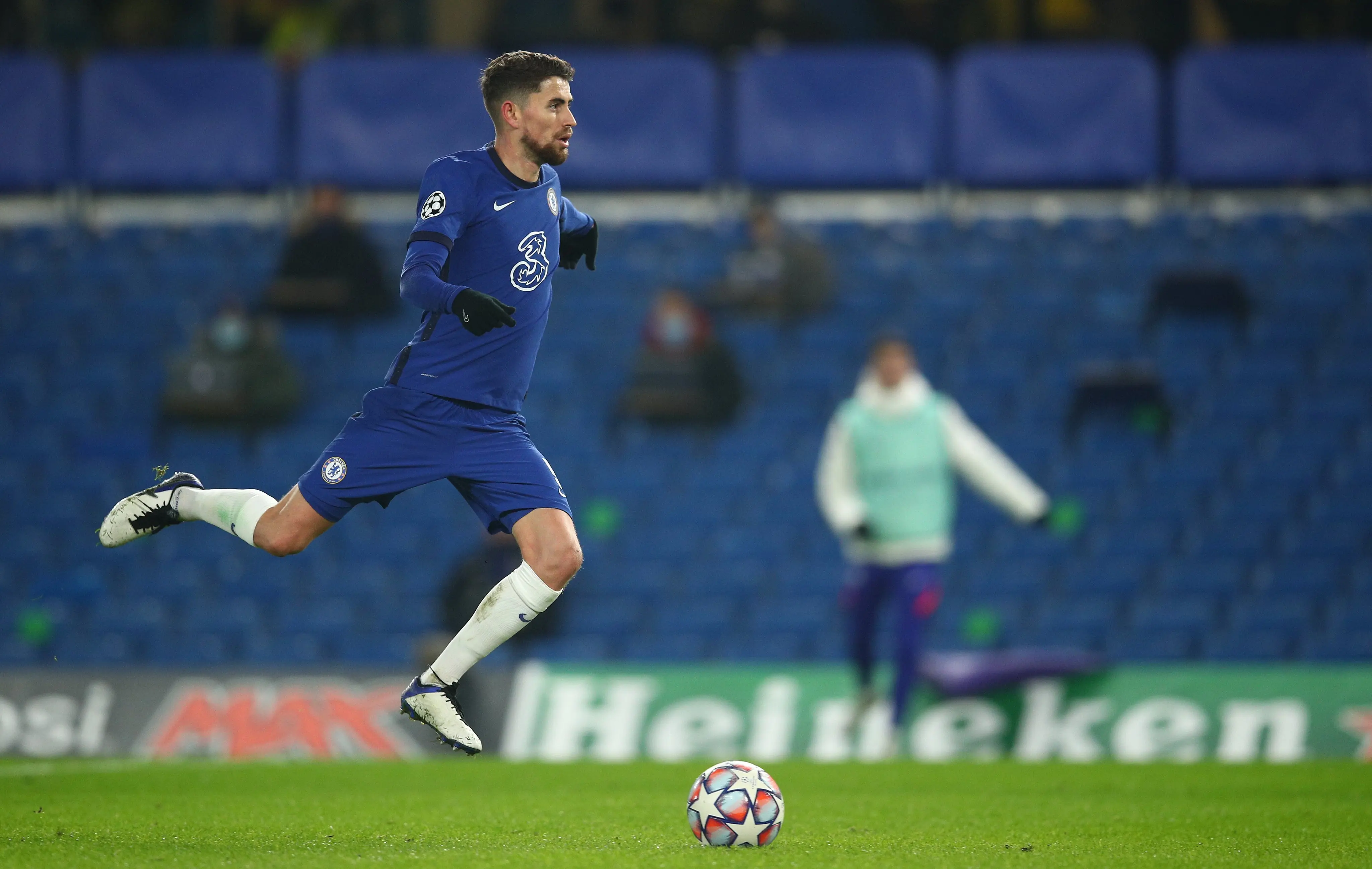 Jorginho en partido del Chelsea