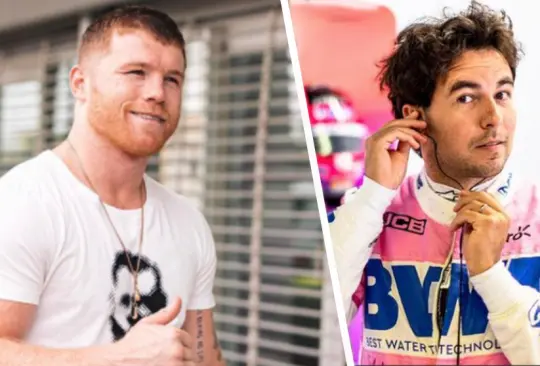 Canelo Álvarez quería ser como Checo Pérez, confiesa Canelo Álvarez quería ser como Checo Pérez, confiesa