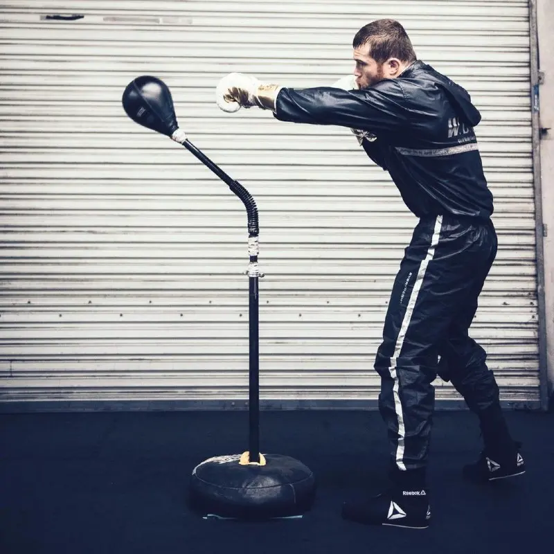 Saúl Canelo Álvarez en un entrenamiento - Instagram @canelo
