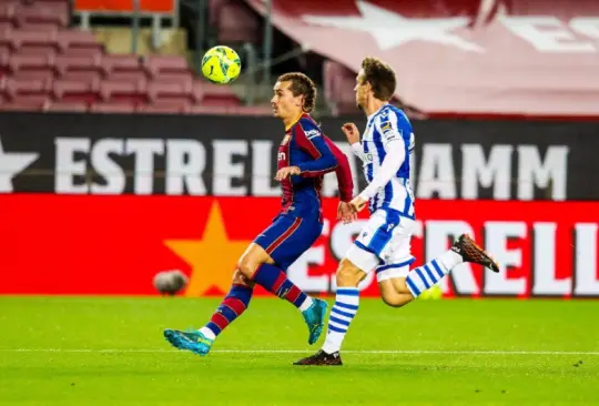 El oso de Griezmann que se robó el show en la victoria del Barcelona El oso de Griezmann que se robó el show en la victoria del Barcelona