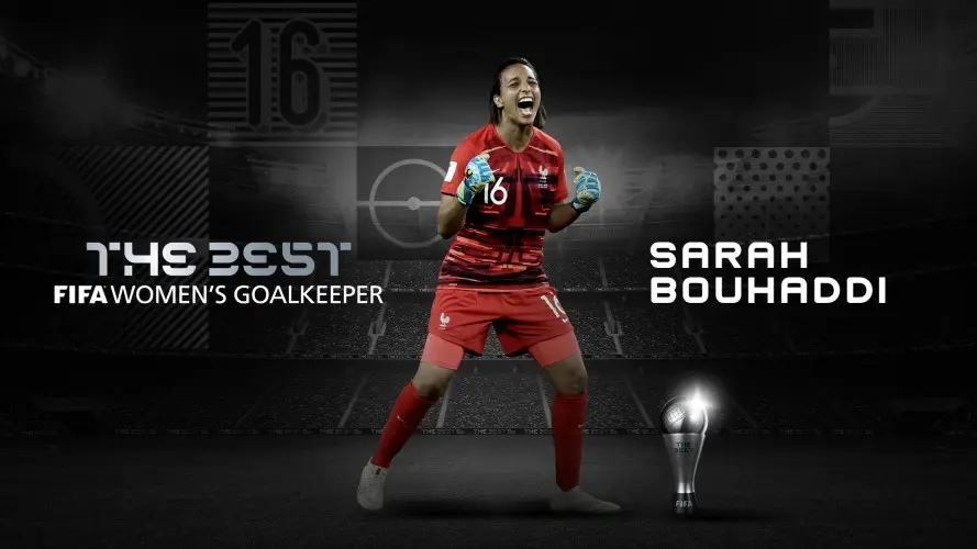 Sarah Bouhaddi FIFA The Best 2020 - Twitter @fifacom_es