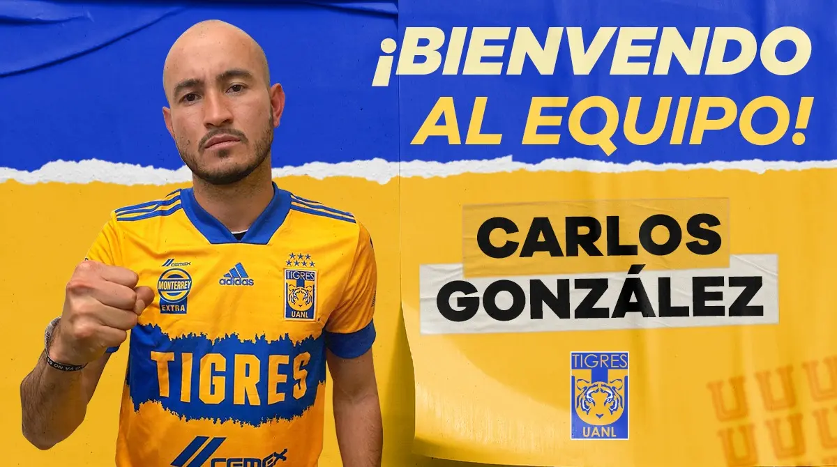 Carlos González no mostró mucha euforia al ser presentado con Tigres