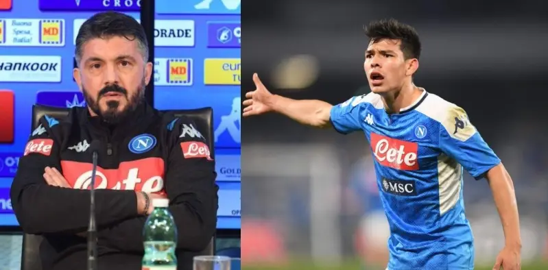 Gattuso y Lozano tuvieron diferencias (@sscnapoliES)