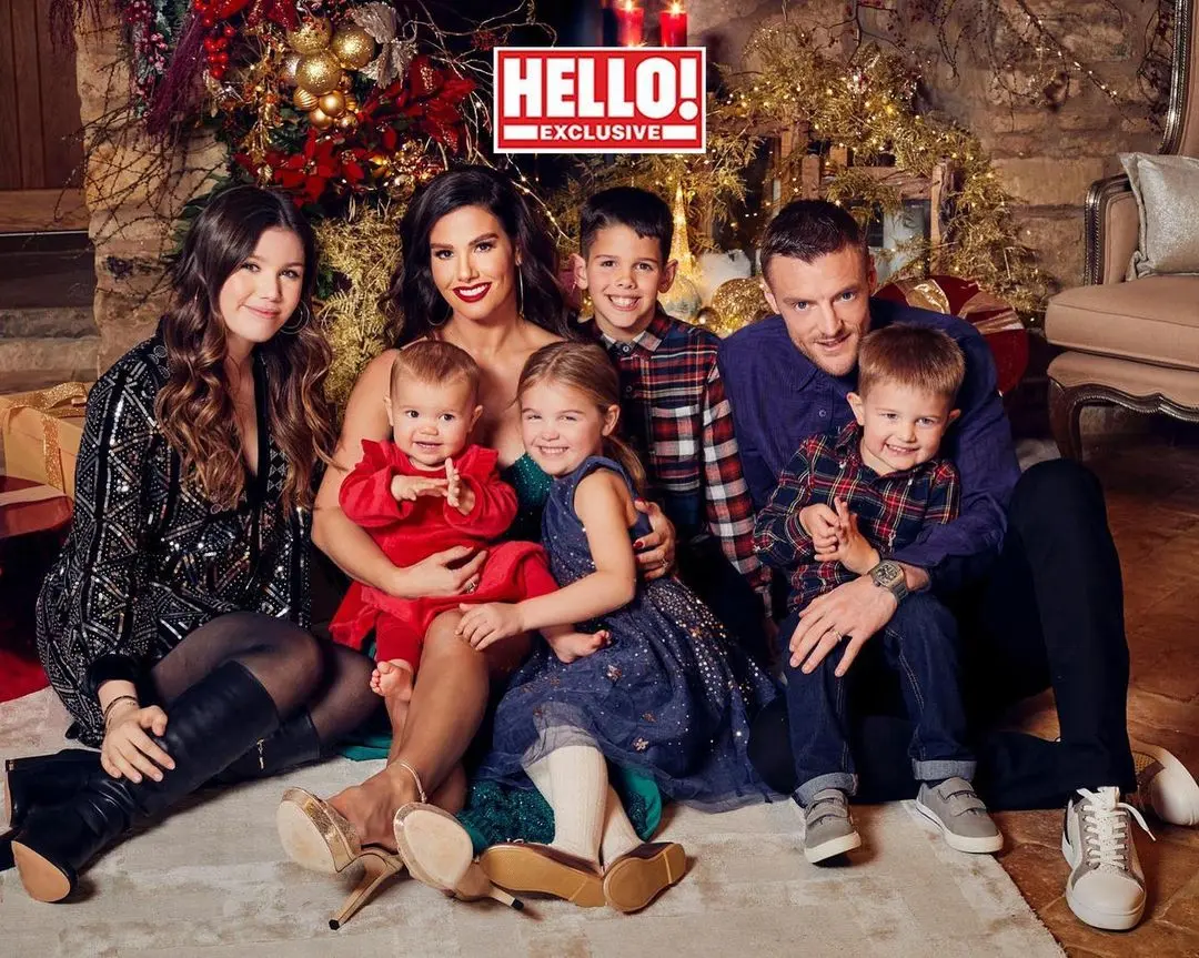 Jamie Vardy y su familia en exclusiva con la revista ¡HOLA!