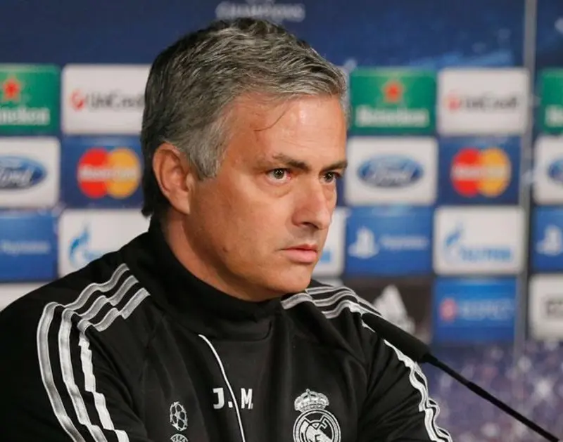 José Mourinho en una conferencia de prensa del Real Madrid - Facebook Real Madrid C.F.