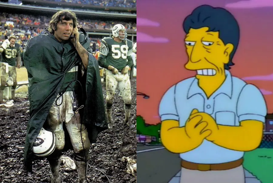 Joe Namath en Los Simpsons