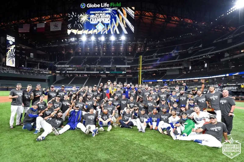 Dodgers campeones Serie Mundial 2020 - Twitter @Dodgers