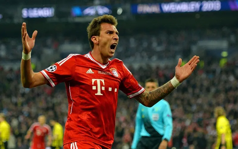 Mario Mandzukic en la final de Champions League entre Bayern Munich y Borussia Dortmund - Twitter @ChampionsLeague
