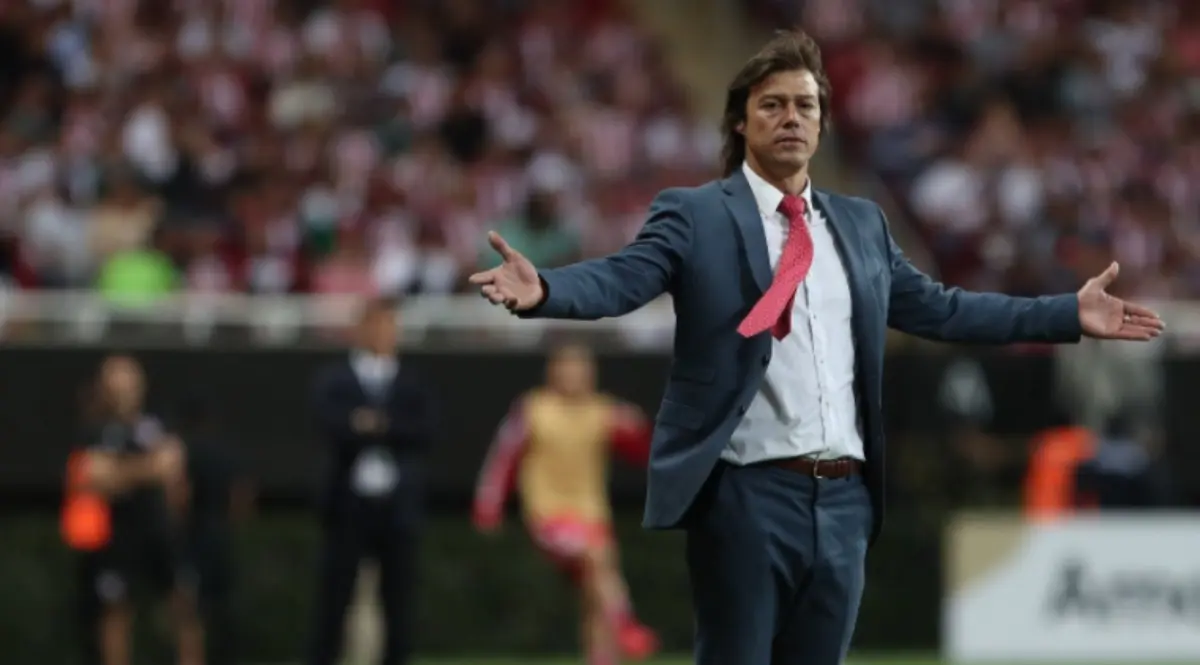 Matías Almeyda en un partido de Chivas