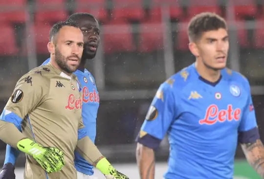 Ospina evita derrota del Napoli en Europa League; Chucky vio minutos Ospina evita derrota del Napoli en Europa League; Chucky vio minutos