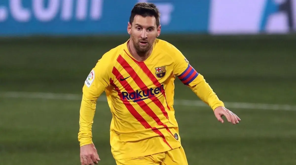 Lionel Messi en juego con el Barcelona