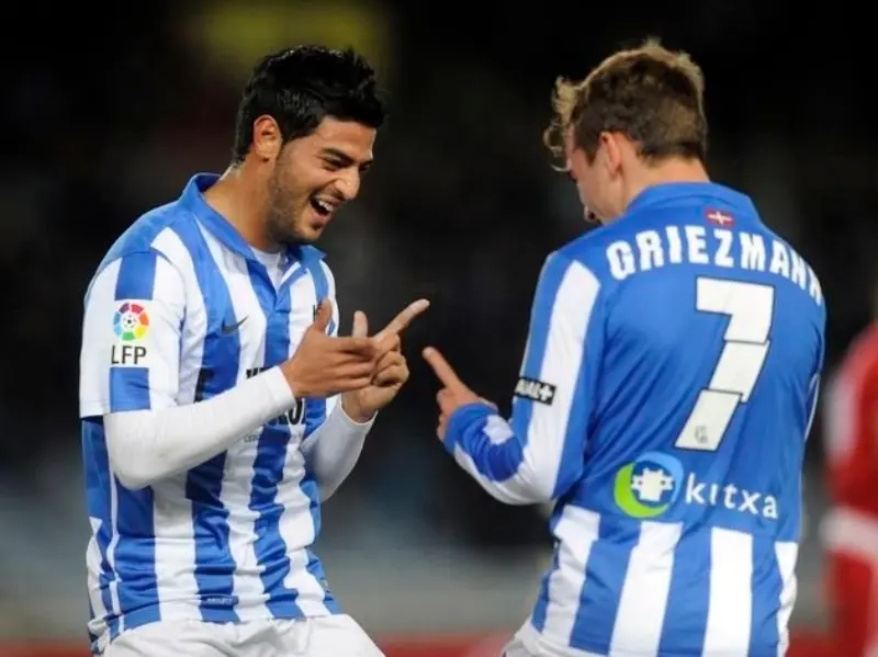 Griezmann, cómplice en la Real Sociedad (@AntoGriezmann)