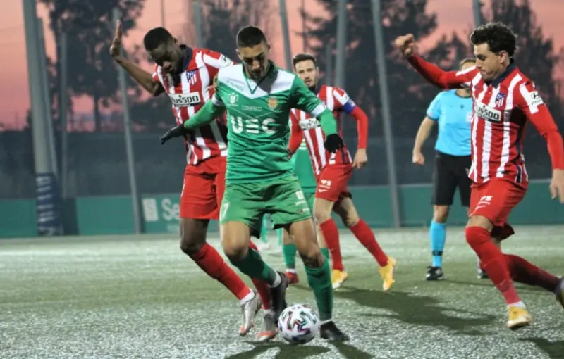 Atlético de Madrid no pudo con el Cornellá (@ue_conella)