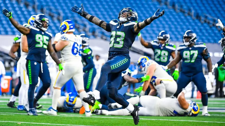 Jamal Adams en el Seattle Seahawks vs Los Ángeles Rams - Facebook Seattle Seahawks