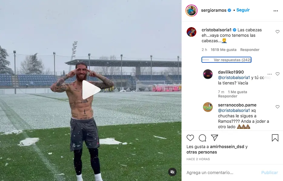 Cristobal Soria aprovechó para criticar a Ramos.