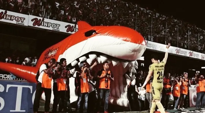 Gudiño en una de los noches con Veracruz (@ClubTiburones)