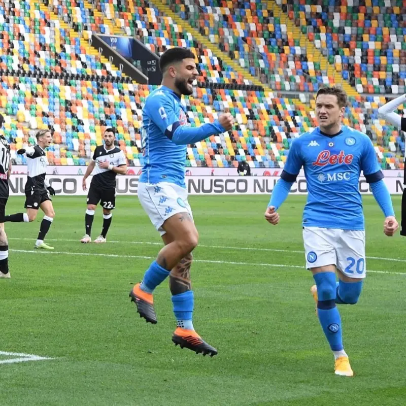 Lorenzo Insigne anotó el primer tanto (FB: SSC Napoli)