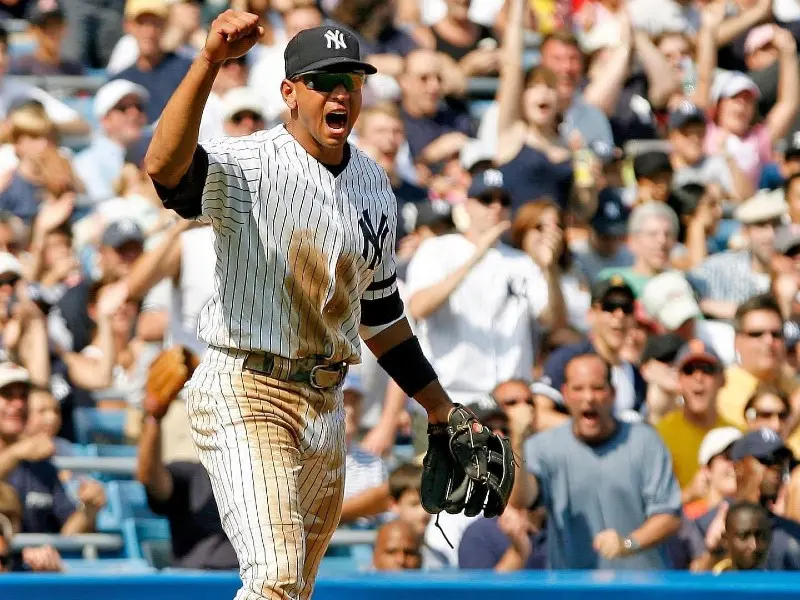 Ales Rodríguez en un partido de los Yankees - Twitter @ARod
