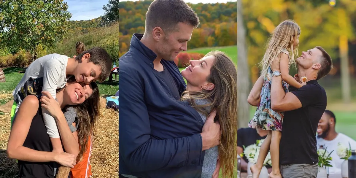 Tom Brady con su familia - Instagram @gisele e Instagram @tombrady