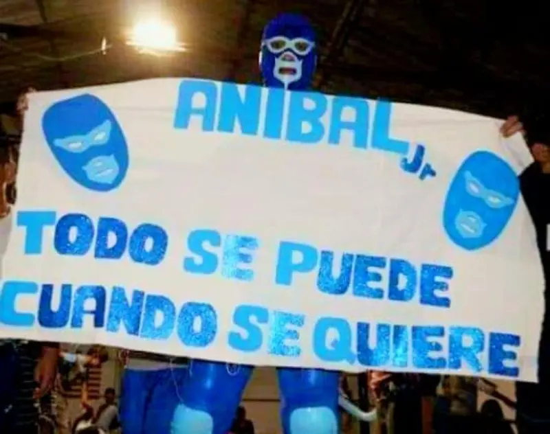 El luchador era hijo de 'La Saeta Azul' (FB: Aníbal Jr.)