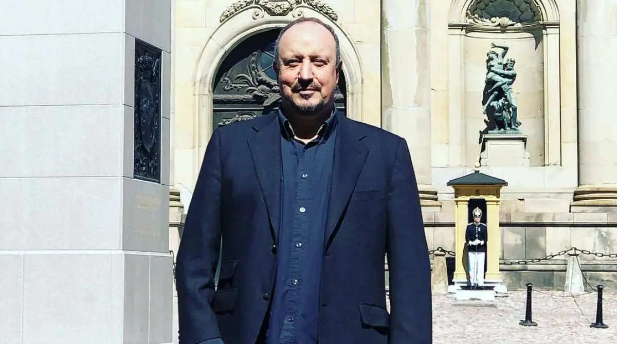 Rafael Benítez en una visita a Estocolmo - @rafabenitezrb
