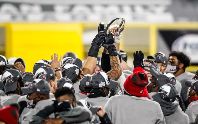 Los Buccaneers celebran su clasificación al Super Bowl 55 - Twitter @Buccaneers