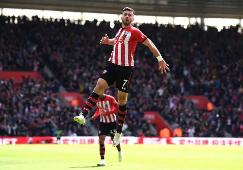 Shane Long sorprendió a Inglaterra (@SouthamptonFC)