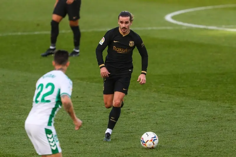 Antoine Griezmmann en un partido del Barcelona - Twitter @FCBarcelona_es