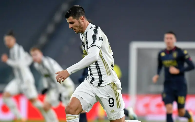 Álvaro Morata con la Juventus - Twitter @JuventusFC