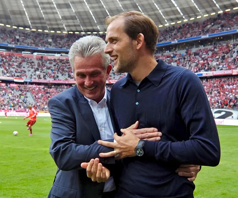 Thomas Tuchel junto a Jupp Heynckes (@TTuchelofficial)