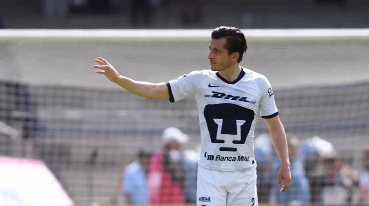 Alan Mozo durante un partido en Ciudad Universitaria