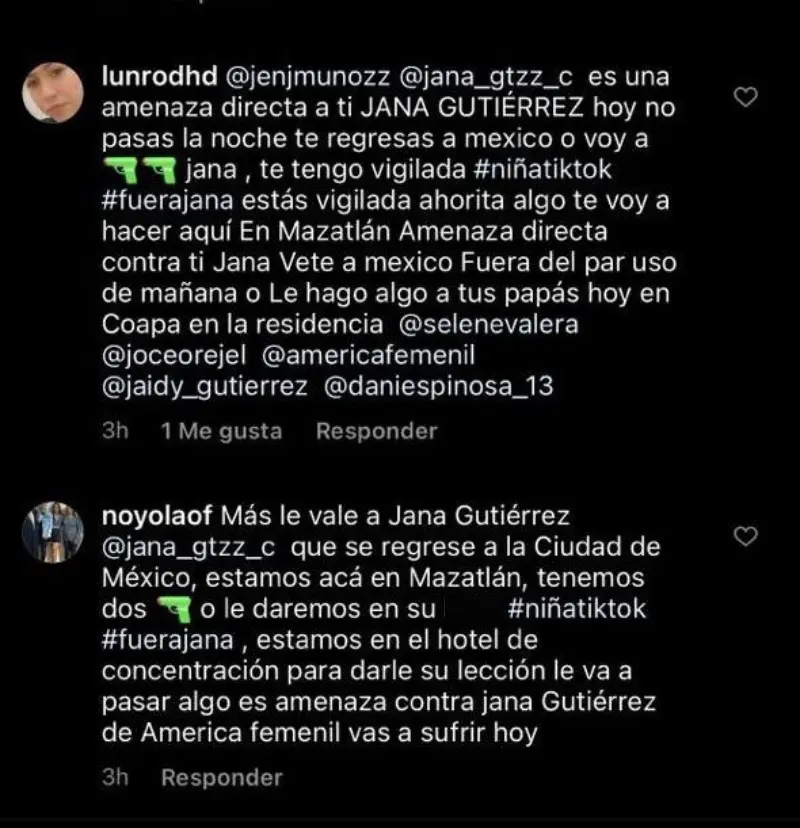Una de las cuentas sería de Monterrey (@jana_gtzz_c)