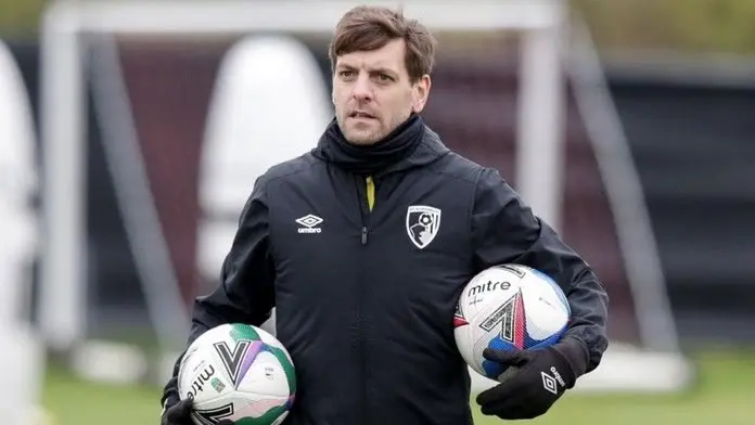 Jonathan Woodgate en su etapa como técnico del Bournemouth