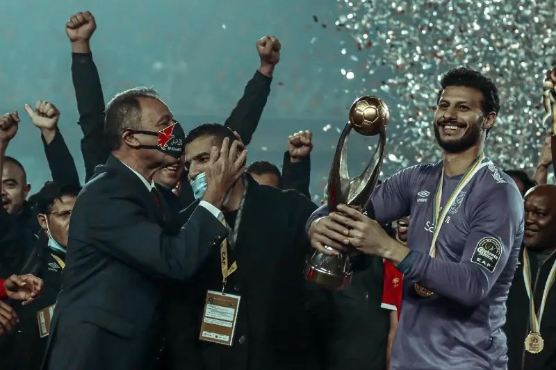 Al Ahly de Egipto celebra su campeonato 9 de la Liga de Campeones de África - Twitter @AlAhlyEnglish
