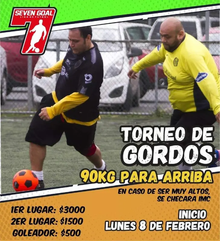 La convocatoria para el Torneo de Gordos