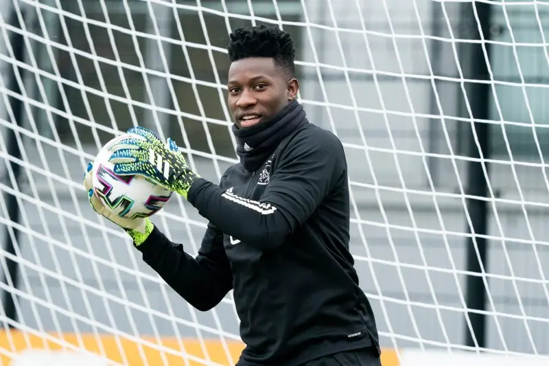 André Onana en el entrenamiento del Ajax - Facebook AFC Ajax