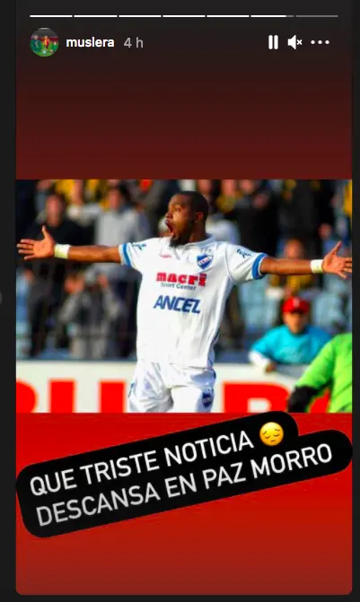 Fue un golpe duro para Muslera