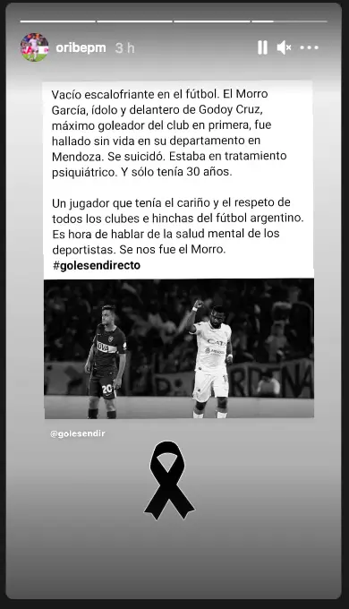 Oribe Peralta se solidarizó con la muerte del 'Morro'