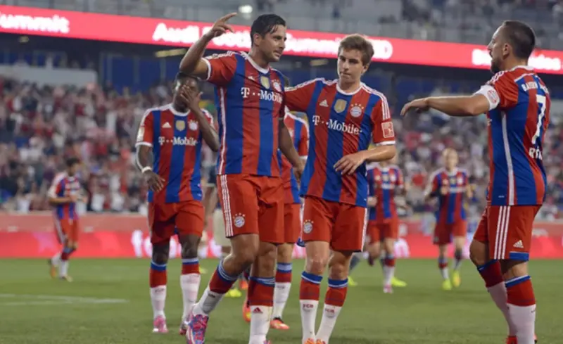 Pizarro anotó el único gol (fcbayern.com)