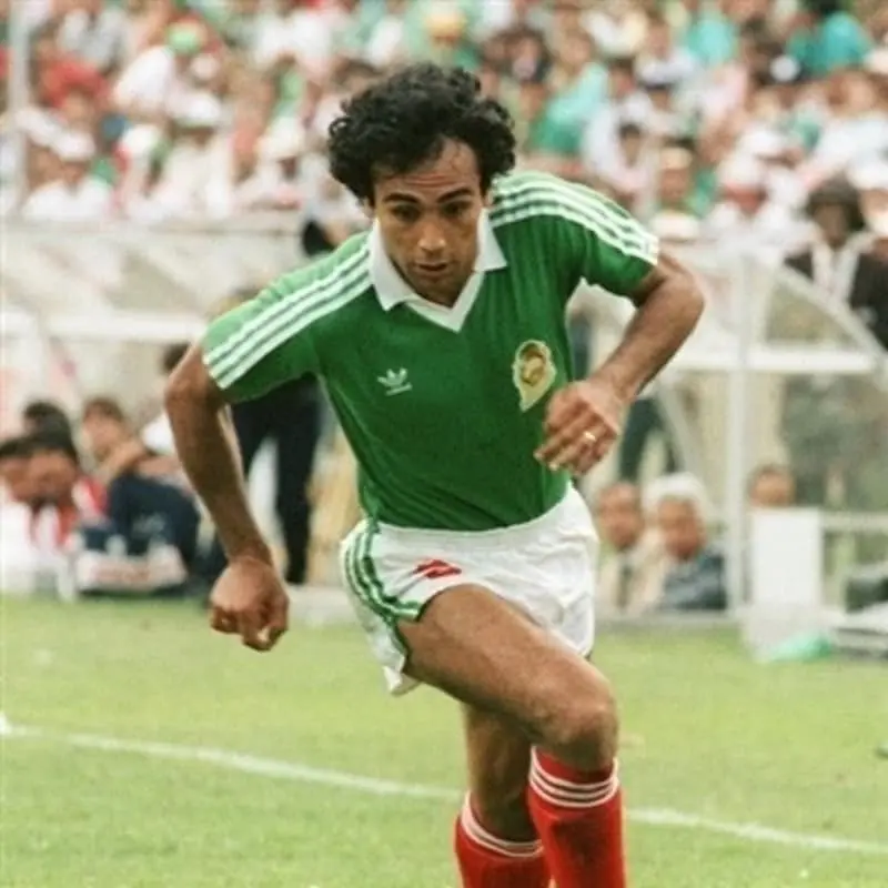 Hugo Sánchez en México 86 (FIFA.com)