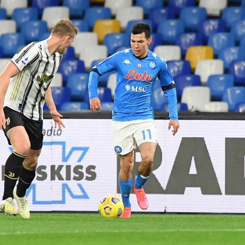 'Chucky' Lozano contra la Juventus (@sscnapoliES)