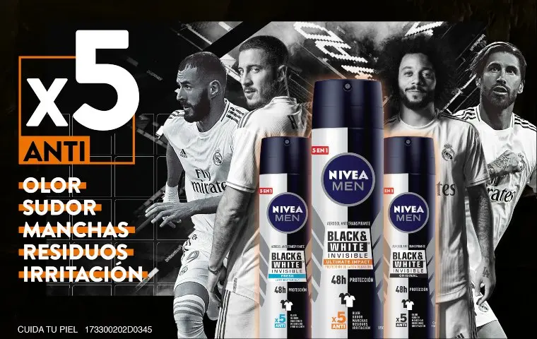 Nivea Men hace equipo con el Real Madrid