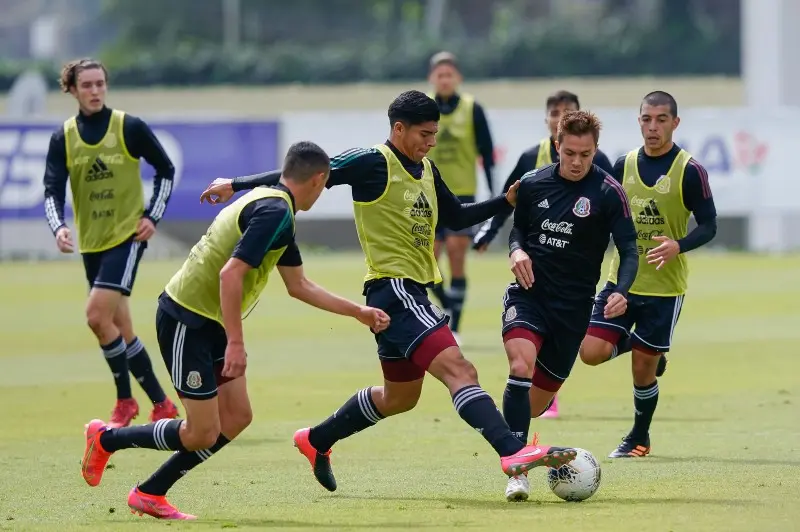 Entrenamiento de la Selección Mexicana Sub-23 - Twitter @miseleccionmx