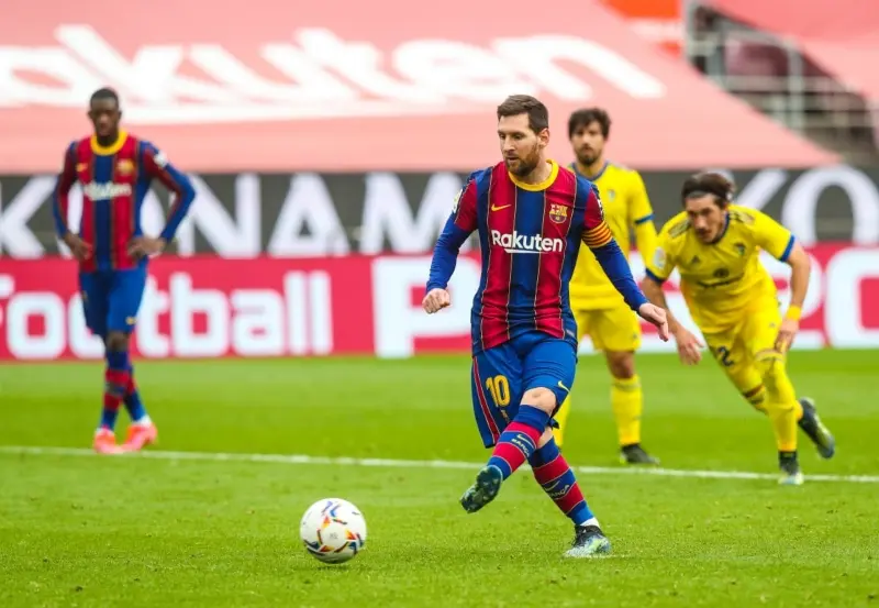 Messi abrió el marcador (@FCBarcelona)