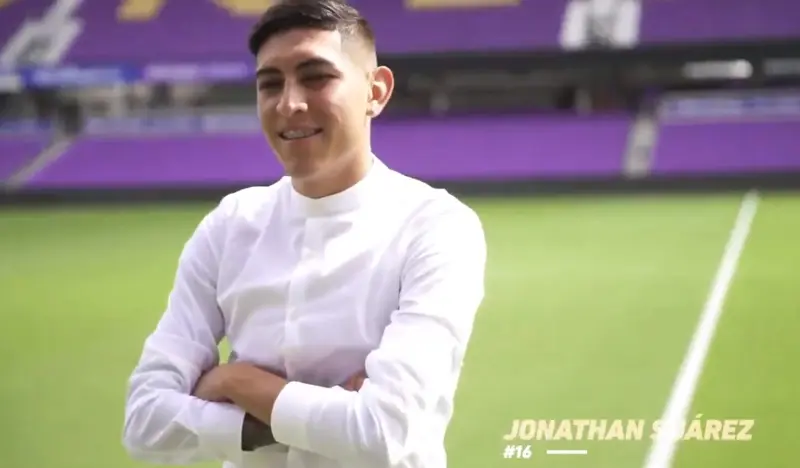 Jonathan Suárez llegó a Orlando hace unos días (@OrlandoCitySC)